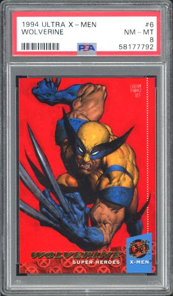 1994 Fleer Ultra X-Men Wolverine PSA 8 