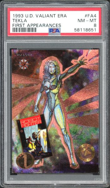 1993 Upper Deck Valiant Era Tekla - First Appearances PSA 8 