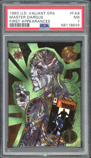 1993 Upper Deck Valiant Era Master Darque - First Appearances PSA 7 