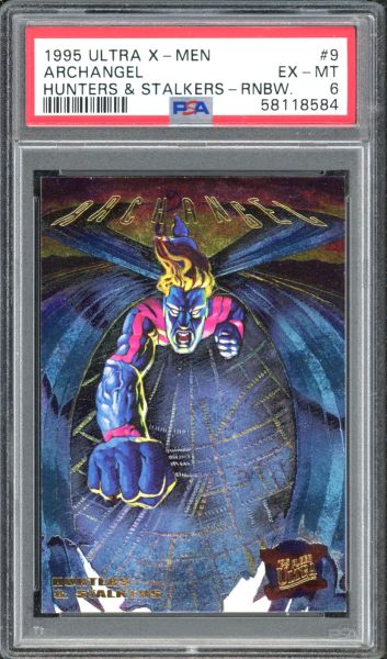 1995 Fleer Ultra X-Men Archangel - Rainbow PSA 6 
