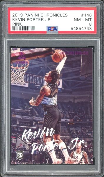 2019 Panini Chronicles Kevin Porter Jr. - Pink PSA 8 