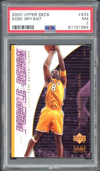 2000 Upper Deck Kobe Bryant PSA 7 