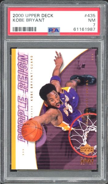 2000 Upper Deck Kobe Bryant PSA 7 