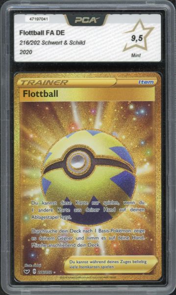 2020 Pokemon Sword & Shield Flottball FA PCA 9.5 