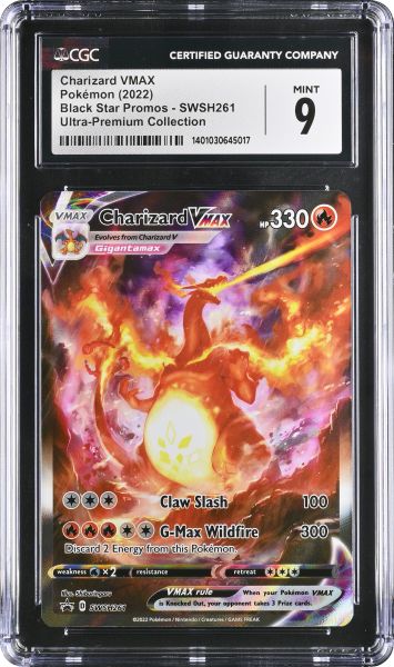 2022 Pokemon Sword & Shield Charizard VMAX - Ultra-Premium Collection CGC 9 