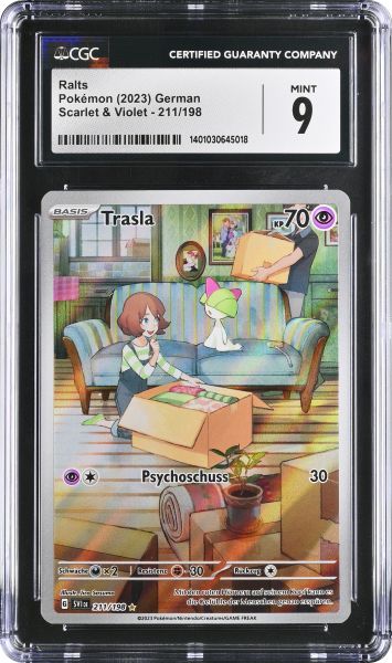 2023 Pokemon Scarlet & Violet Ralts CGC 9 