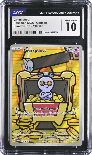 2023 Pokemon Scarlet & Violet Gimmighoul CGC 10 