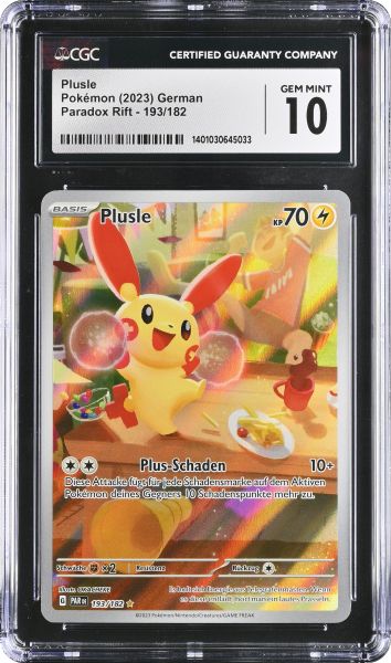 2023 Pokemon Scarlet & Violet Plusle CGC 10 