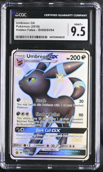 2019 Pokemon Hidden Fates Umbreon GX CGC 9.5 